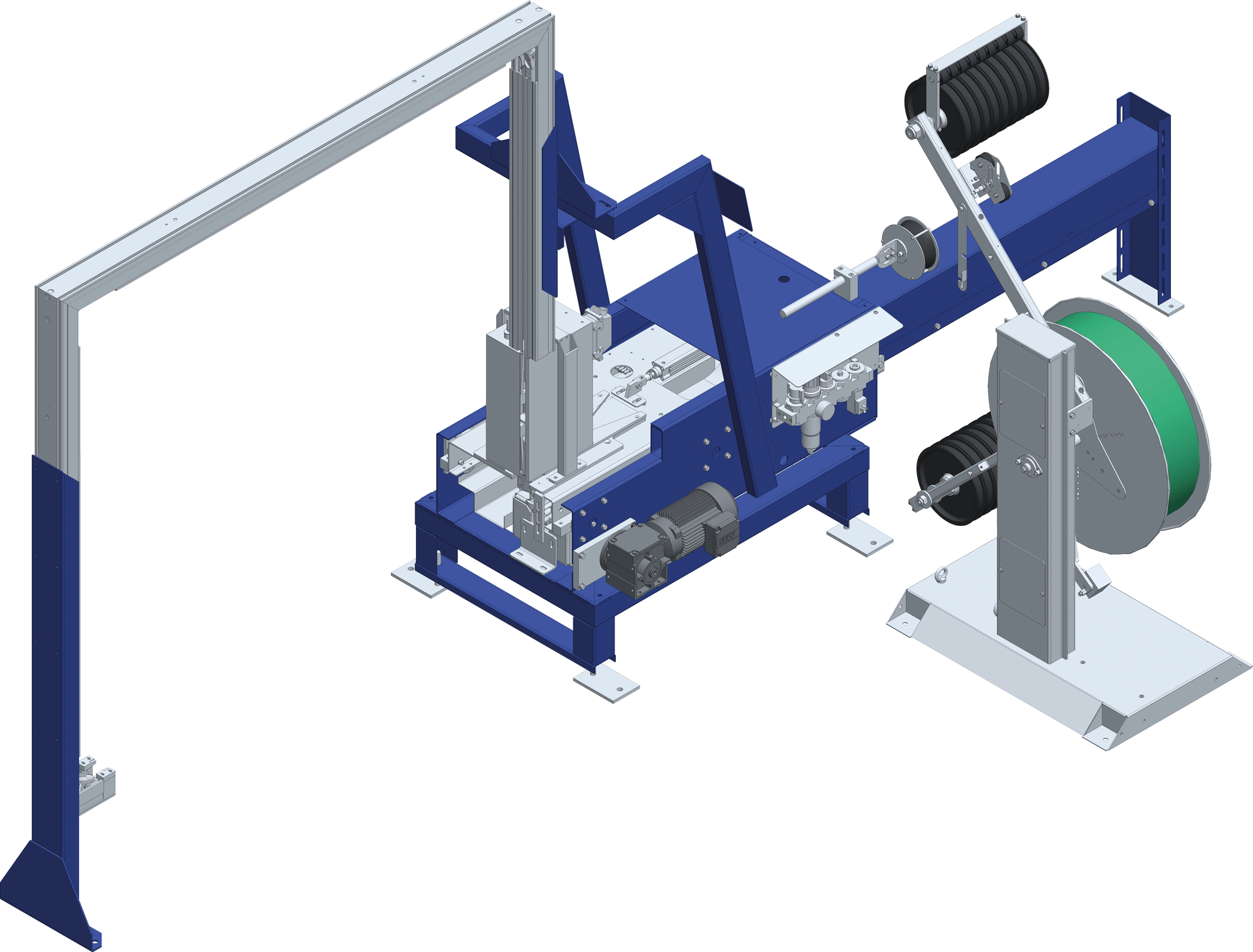 OMS 875AB Vertical Strapping machine