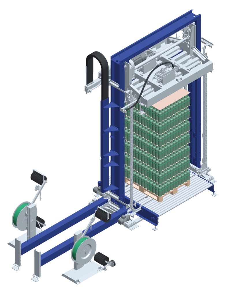 OMS Press Master GLS Vertical strapping machine with press