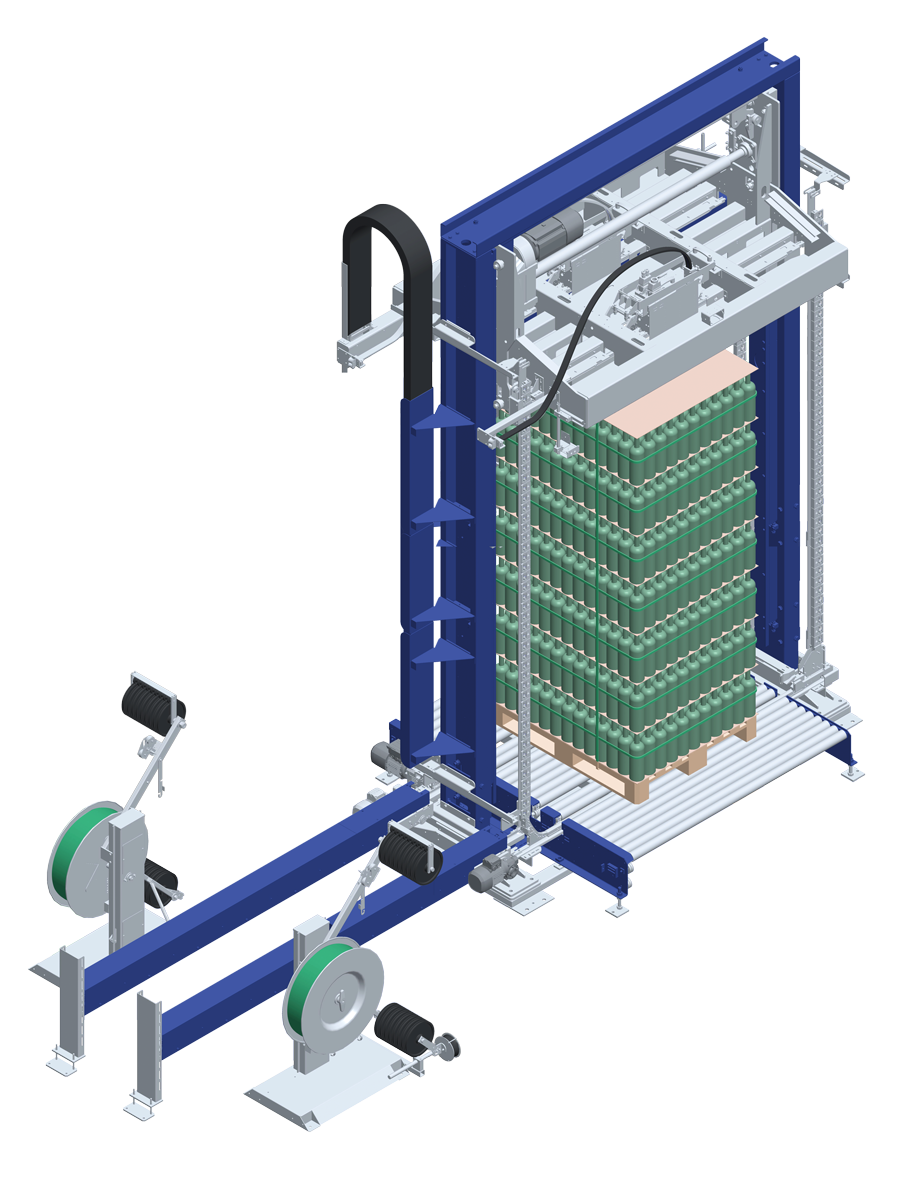 OMS Press Master GLS Vertical strapping machine with press
